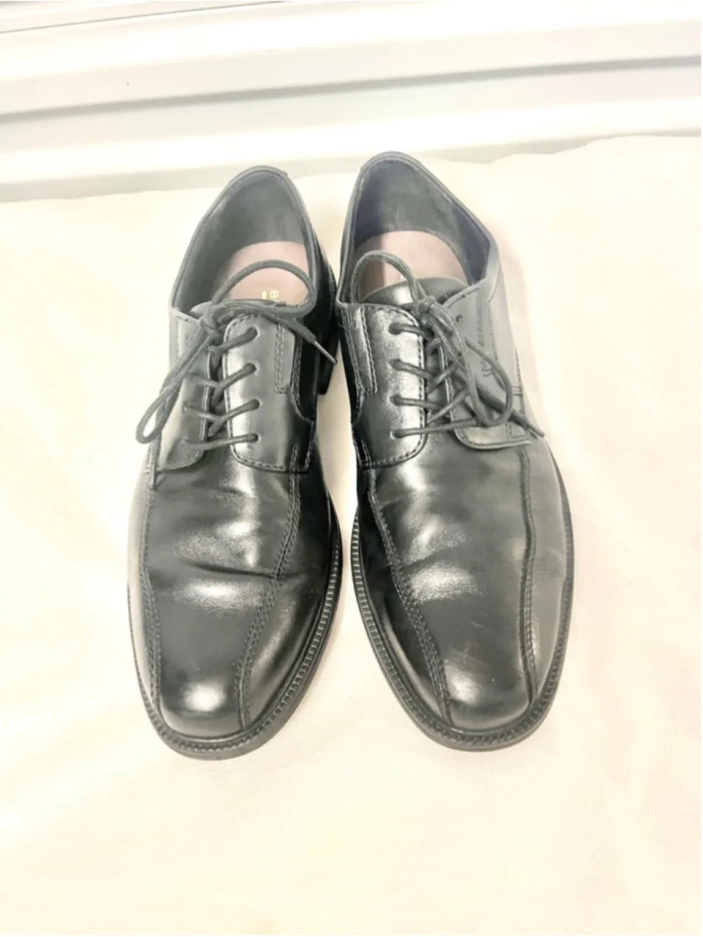 Bostonian Flexlite Ipswich Black Lace up Leather Loafers men's size 10M US